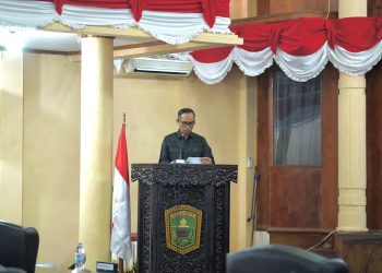DPRD Kab. Solok Gelar Paripurna Dalam Rangka Penyampaian Nota Pengantar Bupati Solok tentang APBD 2024