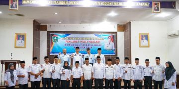 Bupati Solok Lantik dan Ambil Sumpah Penjabat (PJ) Walinagari di Lingkungan Pemkab. Solok