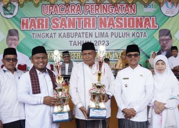 Bupati Safaruddin Jadi Inspektur Upacara Peringatan HSN 2023 Tingkat Limapuluh Kota