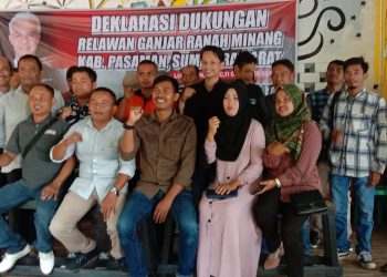 Tim Relawan Ganjar Ranah Minang Kab. Pasaman Deklarasikan Dukungan untuk Pilpres Tahun 2024