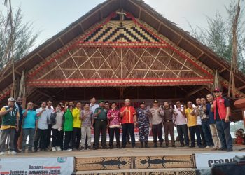 Bawaslu Mentawai Launching Kampung Pengawasan Partisipatif di Home Stay Pantai Mapaddegat