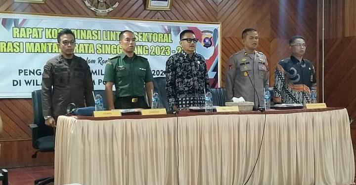 Polres Solok Kota Laksanakan Rakor Lintas Sektoral Operasi Mantap Brata Singgalang 2023-2024