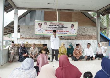 Pada Kegiatan “BAJUMPO” Edisi Galugua, Bupati Safaruddin Resmikan Gedung Pertemuan