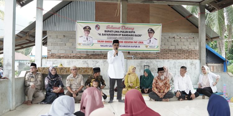 Pada Kegiatan “BAJUMPO” Edisi Galugua, Bupati Safaruddin Resmikan Gedung Pertemuan