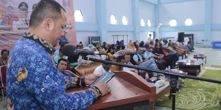 PJ Wako Payakumbuh Buka Sumatera Barat Open Turnamen Tenis Meja Se-Indonesia di Gor Nan Ompek Kelurahan Tanjung