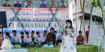 Kunjungi Pondok Pesantren MTI Ashabul Kahfi di Pessel, Athari Segera Bangun Asrama Bagi Para Santri