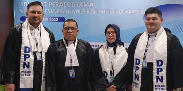 Ketum Peradi Utama Lantik Ismail Novendra ( Raja Teja) Bersama 33 Lainnya Jadi Advokat