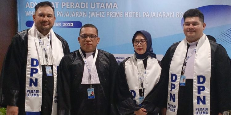 Ketum Peradi Utama Lantik Ismail Novendra ( Raja Teja) Bersama 33 Lainnya Jadi Advokat