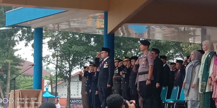 Bupati Eka Putra Pimpin Upacara Peringatan Hari Kesaktian Pancasila