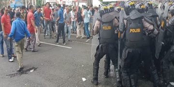 Polres Tanah Datar Gelar Simulasi Sispam Dalam Rangka Menghadapi Pemilihan Umum 2024