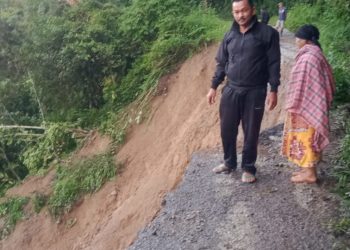 Jalan Utama Terban karena Curah Hujan Tinggi, Nagari Sungai Abu Kab. Solok Terancam Terisolasi Total