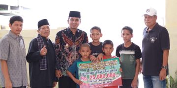 Wawako Solok Serahkan Bantuan Untuk Panti Asuhan Tunas Bangsa