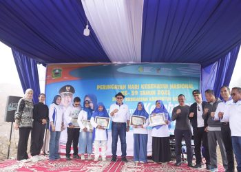 Bupati Solok Hadiri Peringatan Hari Kesehatan Nasional Ke-59 yang Dilaksanakan Oleh  Dinas Kesehatan Kab. Solok