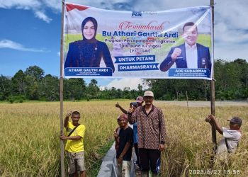 Athari Laksanakan Serah Terima 175 Titik Program Irigasi Kepada Petani Sumbar