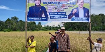 Athari Laksanakan Serah Terima 175 Titik Program Irigasi Kepada Petani Sumbar