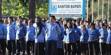 Pemkab Kepulauan Mentawai Laksanakan Upacara Peringatan Hari Ulang Tahun Korps Pegawai Republik Indonesia Ke-52