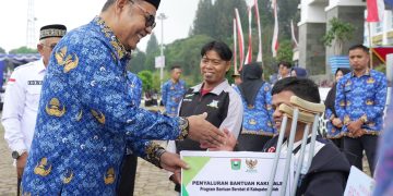 Pemkab Solok Gelar Upacara Peringatan HUT KORPRI Ke-52 Serta HUT PGRI Ke-78