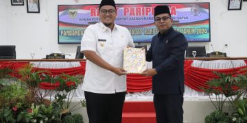 Delapan Fraksi DPRD Tanah Datar Menyampaikan Pandangan Umumnya Terhadap Ranperda APBD Tahun 2024