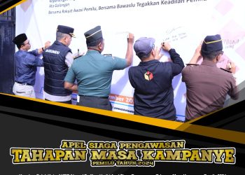 Kapolres Solok Kota Hadiri Apel Siaga Pengawasan Tahapan Masa Kampanye Pemilu 2024