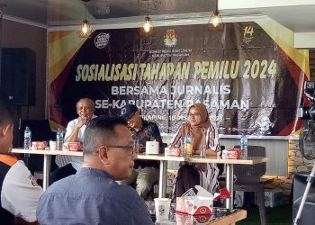 KPU Kab. Pasaman Laksanakan Sosialisasi Pemilu 2024 Kepada Insan Pers