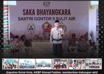 Kapolres Solok Kota Membuka Pelatihan Saka Bhayangkara di Pondok Pesantren Darussalam Gontor