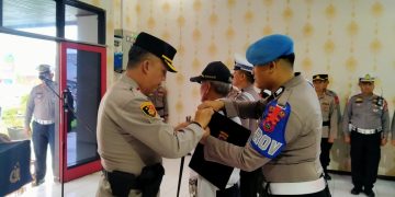 Kapolres Solok Kota pimpin Apel Gelar Pasukan Pengamanan Natal 2023 dan Tahun baru 2024
