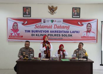 Klinik Polres Solok Menjalani Survey Akreditasi Fasilitas Kesehatan Oleh Tim Surveyor LAFKI