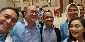 Aditya Yusma Pimpin Yel-yel Prabowo-Gibran di Debat ke Dua Pilpres 2024 Cawapres