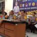 Kapolres Tanah Datar Mengadakan Perss Releas Akhir Tahun 2023 Dengan Wartawan
