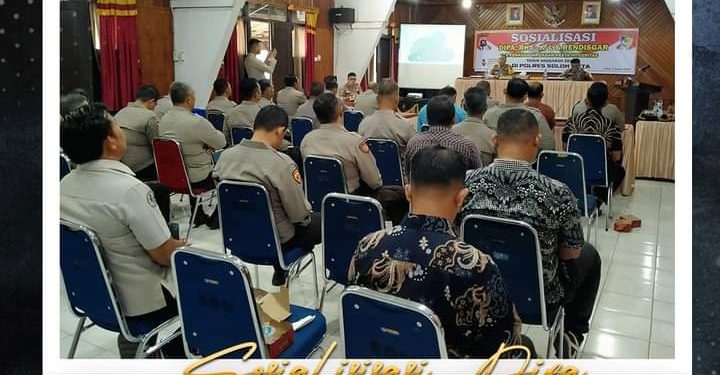 Polres Solok Kota Gelar Sosialisasi Dipa, Rka-K/L, Rendisgar dan Penandatanganan Fakta Integritas Tahun 2024