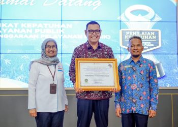 Hasil Penilaian Kepatuhan Penyelenggara Pelayanan Publik Pemkab Solok Tertinggi di Sumatera Barat