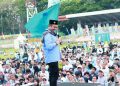 Nderek Guru Gelar Sholawat bersama Santri dan Ulama di Kota Serang, Prabowo Sampaikan Pidato Kebangsaan
