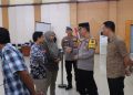 Polres Solok Kota Pantau Simulasi Pemungutan Suara di Gedung Kubung Tigo Baleh