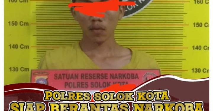 Satresnarkoba Polres Solok Kota Tangkap Pelaku Diduga Pengedar Sabu di Koto Panjang