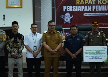 Bupati Solok Membuka Secara Langsung Rapat Koordinasi Persiapan Pemilu Serentak Tahun 2024