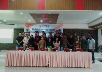 Bawaslu Mentawai Gelar Rakor yang Melibatkan Pimpinan dan Staf Teknis Panwaslu Kecamatan Se-Kab. Mentawai