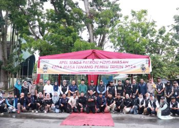 Pj Walikota Payakumbuh Hadiri Apel Siaga Patroli Pengawasan pada Masa Tenang Pemilu 2024