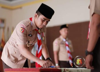 Pengurus Andalan Dan Dewan Kerja Kwartir Ranting Gerakan Pramuka Lubuk Sikarah Kota Solok Masa Bakti 2022-2025 Dikukuhkan