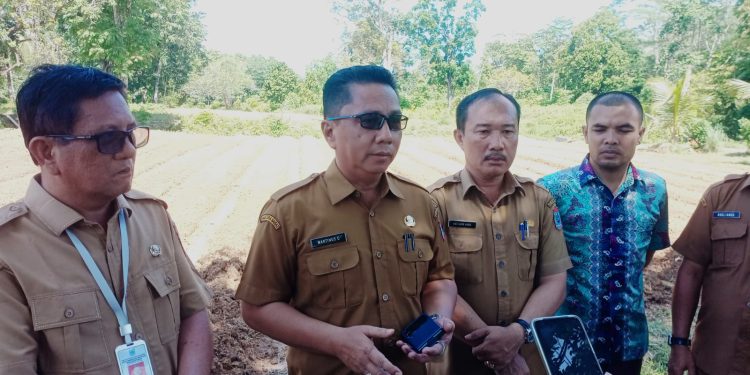 Sekda Mentawai Tinjau Lokasi Penanaman Cabe Saat Kunjungan Kejati di Mentawai
