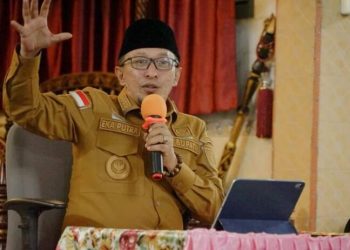 Bupati Eka Putra Hadiri Isra’ Mi’raj di Masjid Muslim Nagari Koto Baru