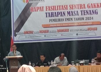 Bawaslu Tanah Datar Laksanakan Rapat Fasilitasi Sentra Gakkumdu Tahap Masa Tenang