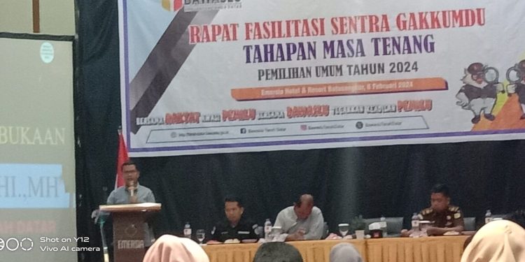 Bawaslu Tanah Datar Laksanakan Rapat Fasilitasi Sentra Gakkumdu Tahap Masa Tenang