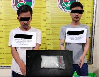 Satres Narkoba Polres Tanah Datar Menangkap Dua Orang Terduga Pelaku Penyalahgunaan Narkoba