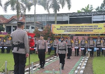 Polres Tanah Datar Terjunkan 301 Orang Personel untuk Mengamankan 939 TPS yang Ada di Tanah Datar