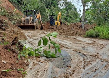 Longsor di Rimbo Langkuik, Dinas PUPR Pasaman Turunkan Dua Alat Berat