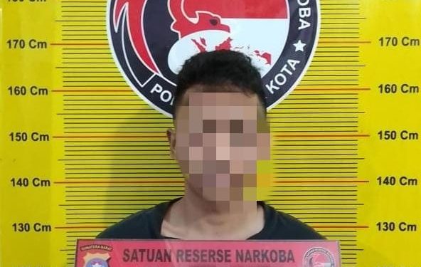 Tim Satresnarkoba Polres Solok Kota Menangkap Pelaku Diduga Penyalahguna Narkotika Jenis Ganja