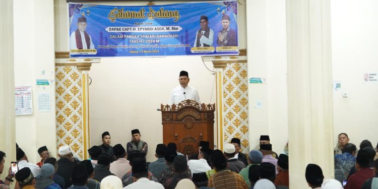 Tim Safari Ramadhan Kab. Solok kunjungi Mesjid Nurul Yaqin Sungai Nanam