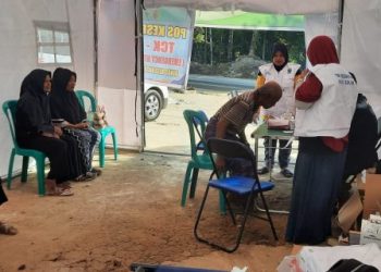 Pemko Solok Peduli, Dinkes Laksanakan Pengobatan Dan Pelayanan Kesehatan Pada Masyarakat Terdampak Bencana di Pessel