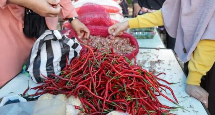 Dinas Koperasi dan Perdagangan Tanah Datar gelar Pasar Murah