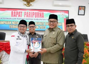DPRD Tanah Datar Gelar Sidang Paripurna Penyampaian LKPJ Bupati Tahun 2023